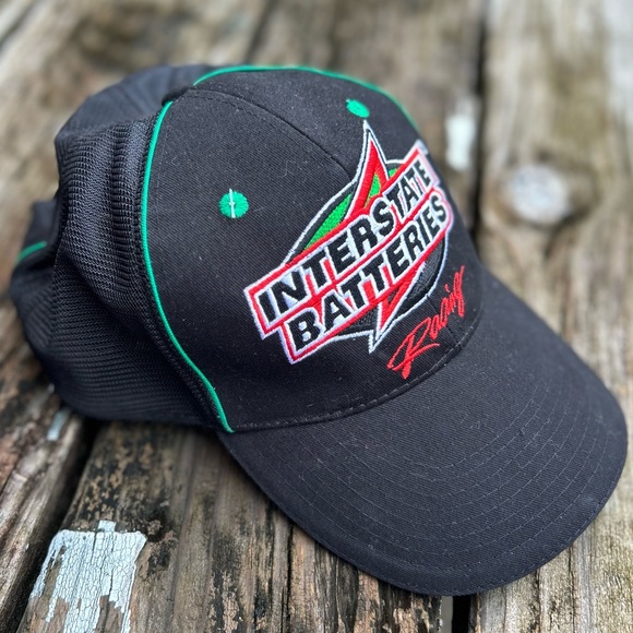 Interstate Batteries Racing #18 Joe Gibbs Kyle Busch Adjustable Baseball Hat - Picture 2 of 6